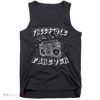 Freestyle Forever Graffiti Boombox 80S Music Tank Top