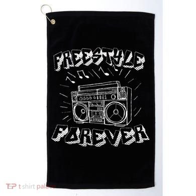 Freestyle Forever Graffiti Boombox 80S Music Golf Towel