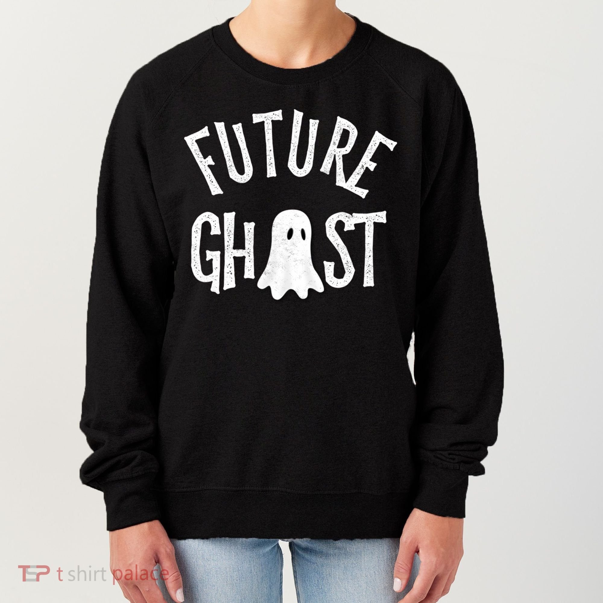 Funny Future Ghost Halloween Scary Costume For And Adults Cute Gift Women's Sweatshirt