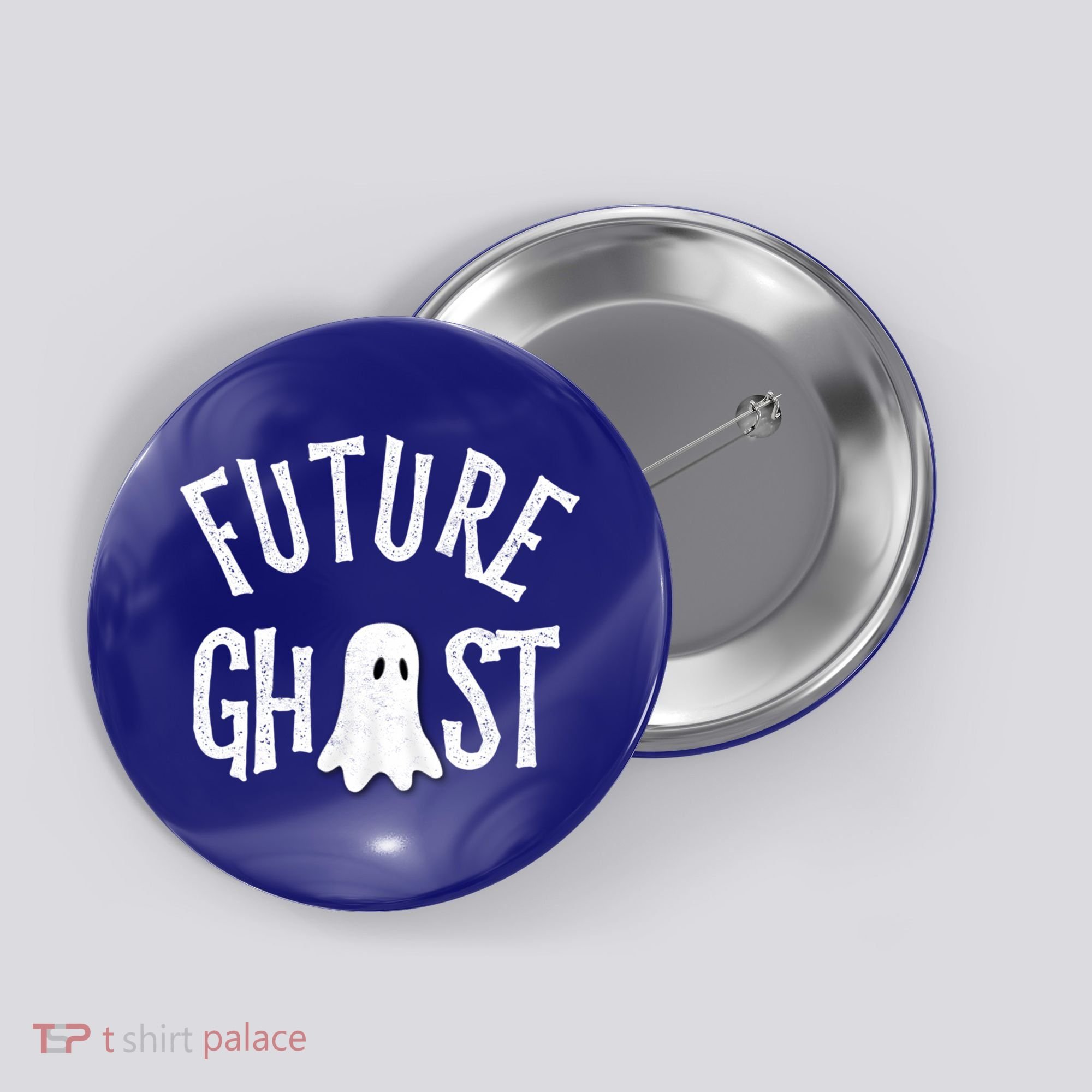 Funny Future Ghost Halloween Scary Costume For And Adults Cute Gift Button