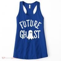 Funny Future Ghost Halloween Scary Costume For And Adults Cute Gift Women's Tank Top thumb 0