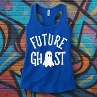 Funny Future Ghost Halloween Scary Costume For And Adults Cute Gift Women's Tank Top thumb 3