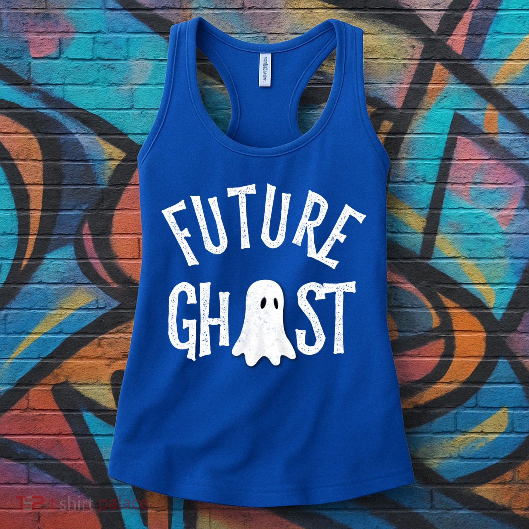 Funny Future Ghost Halloween Scary Costume For And Adults Cute Gift Women's Tank Top