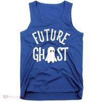 Funny Future Ghost Halloween Scary Costume For And Adults Cute Gift Tank Top thumb 0