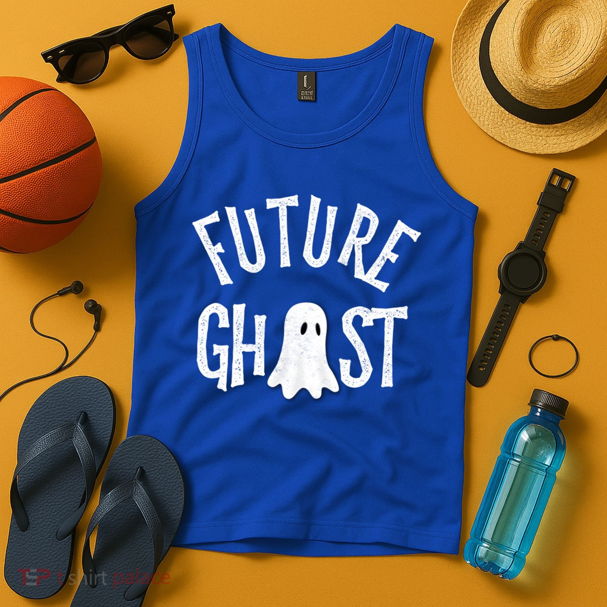Funny Future Ghost Halloween Scary Costume For And Adults Cute Gift Tank Top