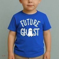 Funny Future Ghost Halloween Scary Costume For And Adults Cute Gift Toddler T-Shirt thumb 2
