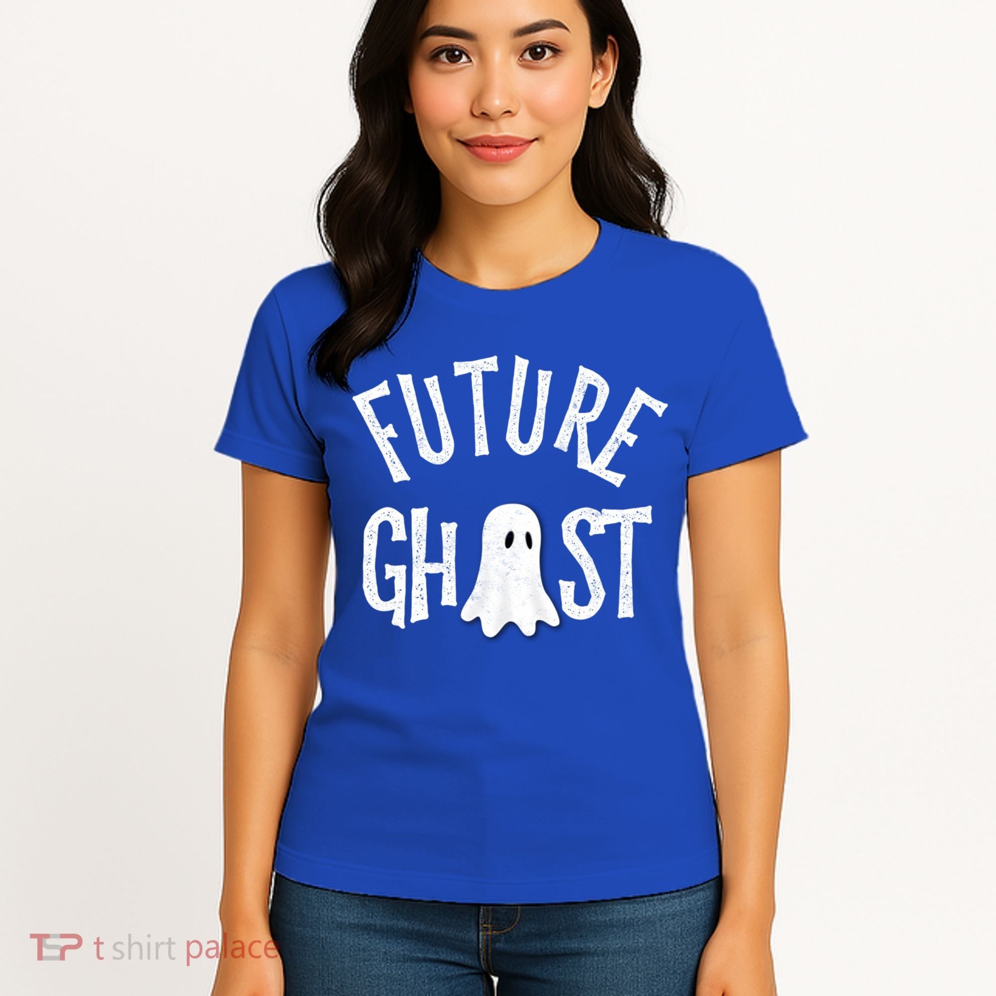 Funny Future Ghost Halloween Scary Costume For And Adults Cute Gift Women's T-Shirt