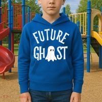 Funny Future Ghost Halloween Scary Costume For And Adults Cute Gift Kids Hoodie thumb 2