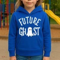 Funny Future Ghost Halloween Scary Costume For And Adults Cute Gift Kids Hoodie thumb 3