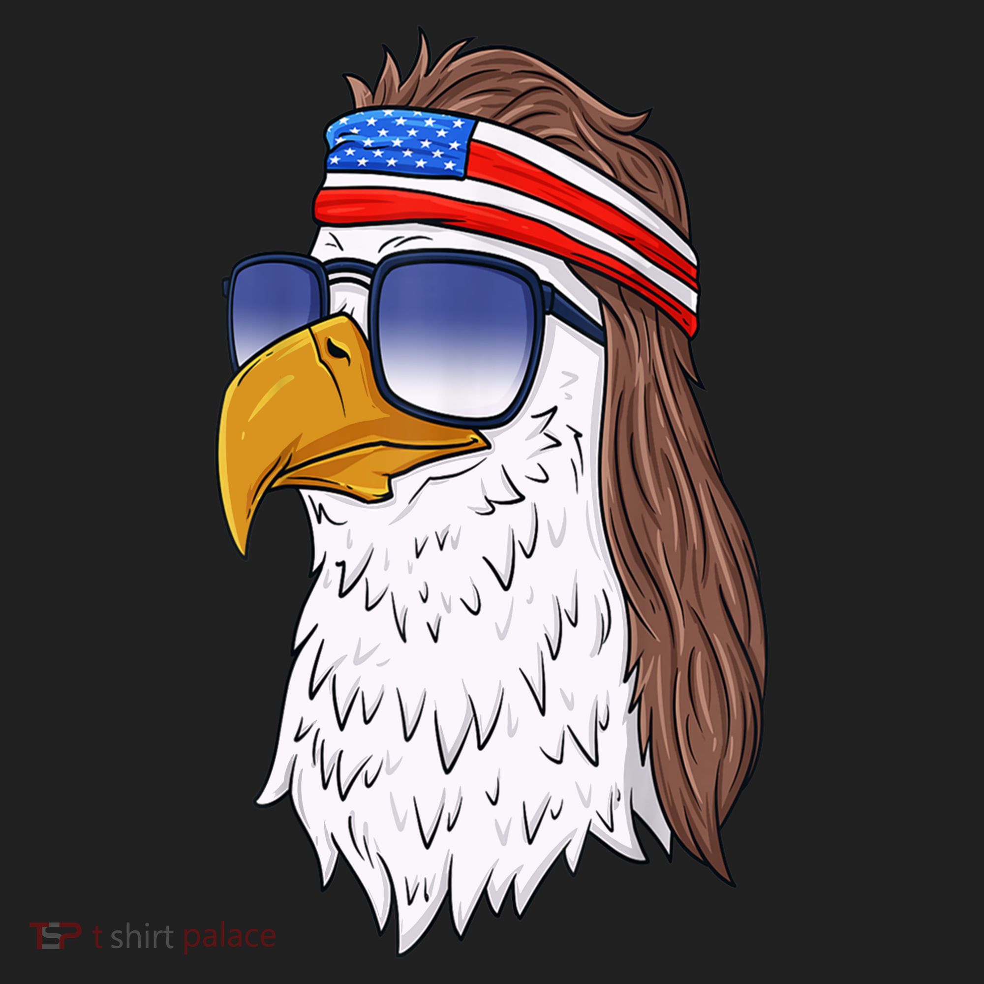 Funny Funny Gift American Bald Eagle Mullet 4th Of July Cute Gift Women's Sweatshirt