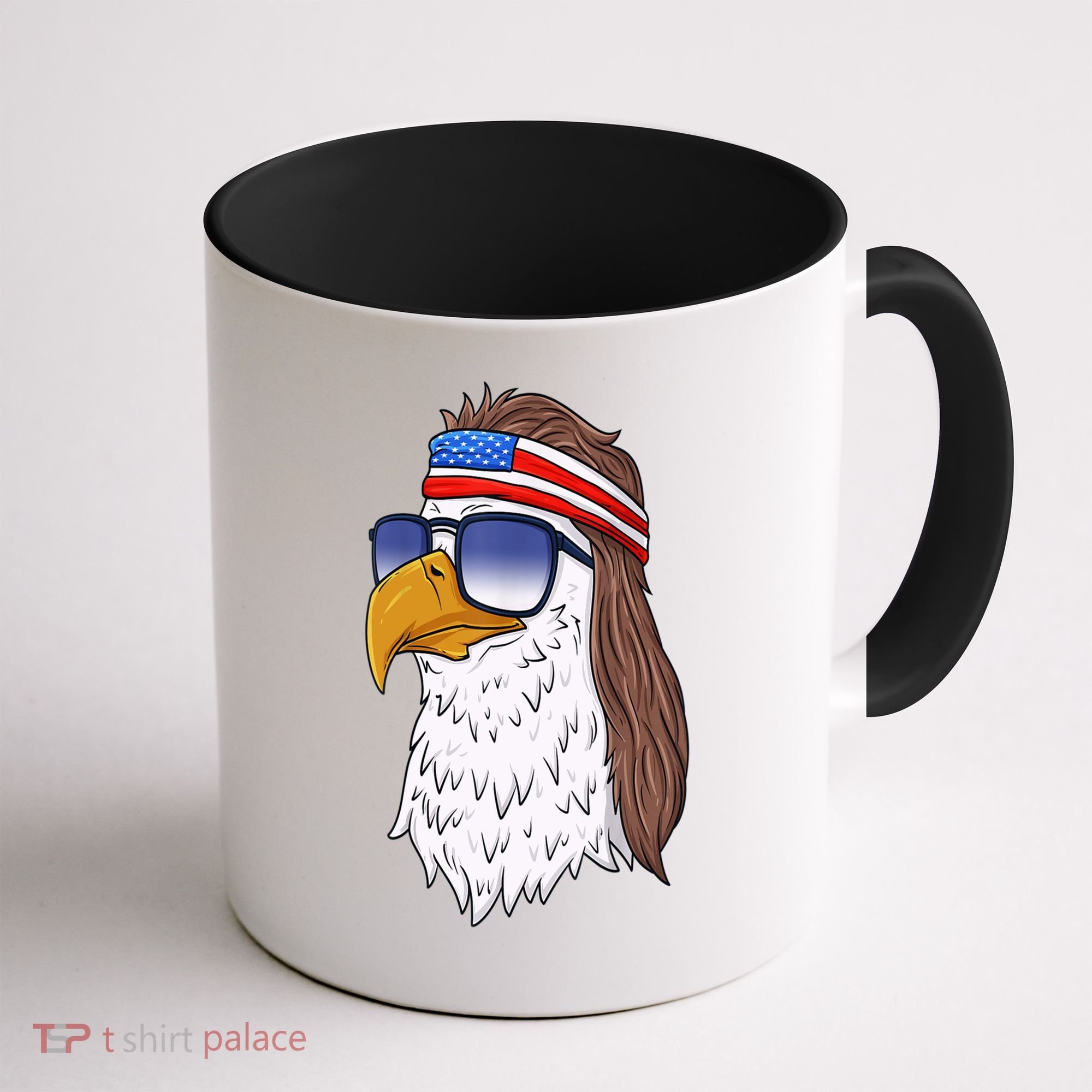 Funny Funny Gift American Bald Eagle Mullet 4th Of July Cute Gift Coffee Mug