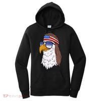 Funny Funny Gift American Bald Eagle Mullet 4th Of July Cute Gift Women's Hoodie thumb 0
