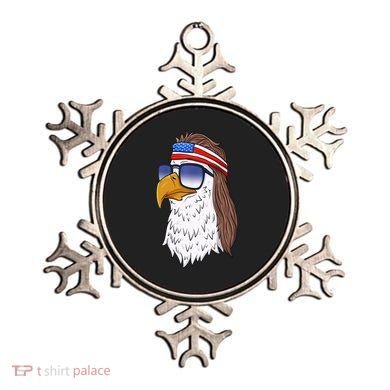 Funny Funny Gift American Bald Eagle Mullet 4th Of July Cute Gift Ornament