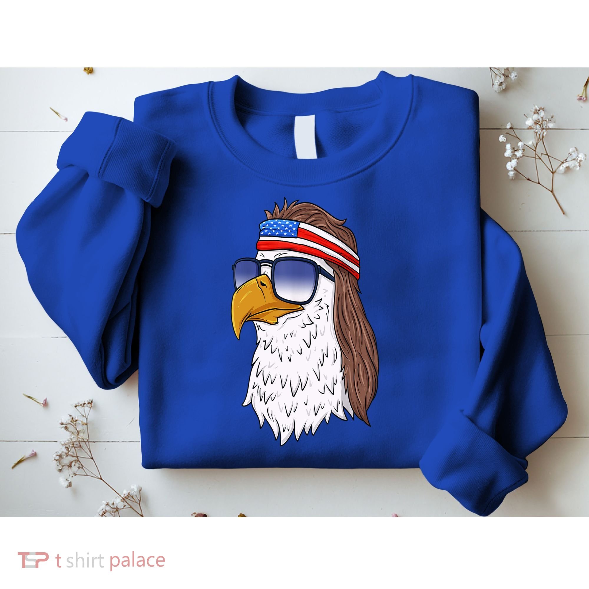 Funny Funny Gift American Bald Eagle Mullet 4th Of July Cute Gift Sweatshirt