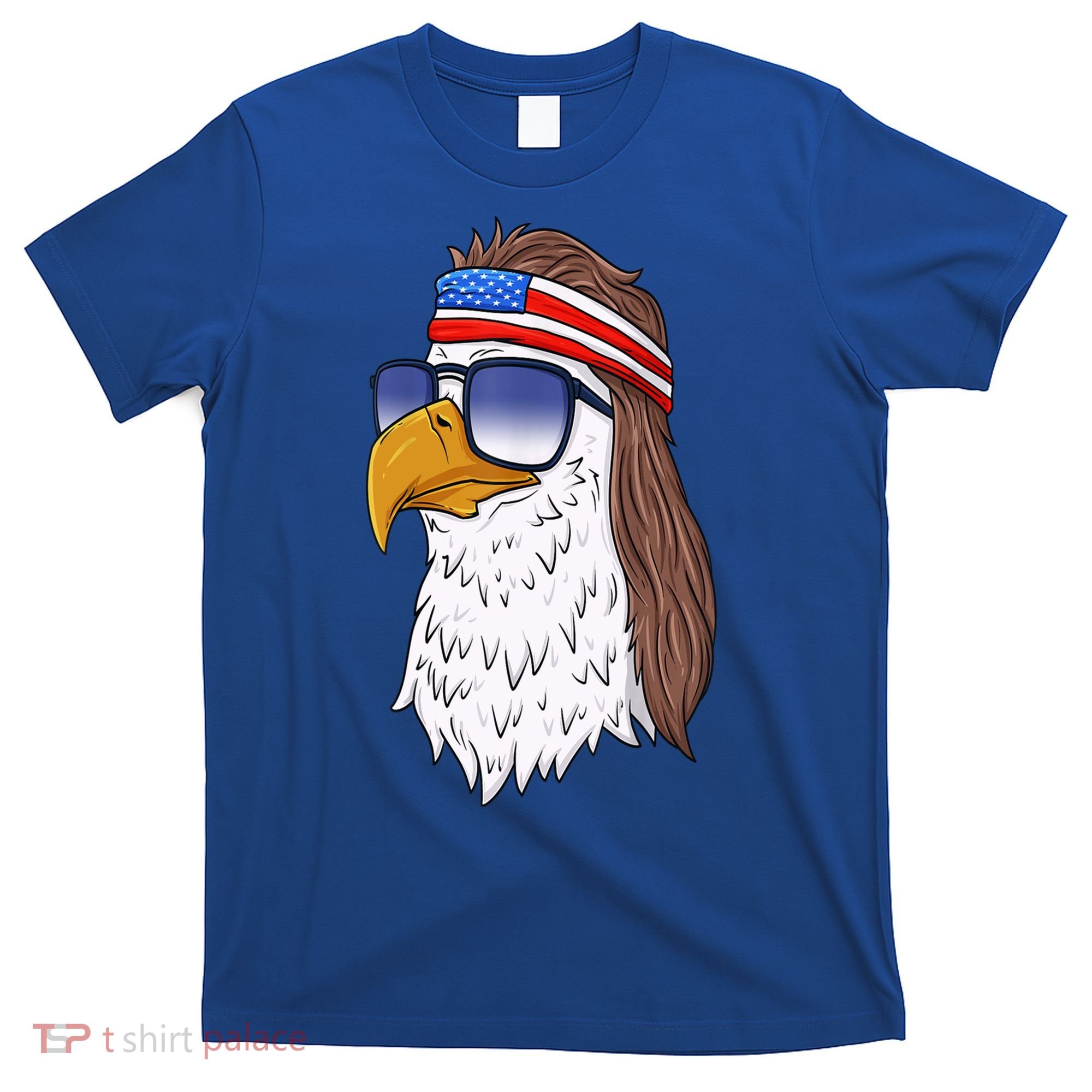 Funny Funny Gift American Bald Eagle Mullet 4th Of July Cute Gift T-Shirt