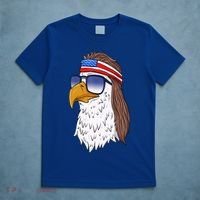 Funny Funny Gift American Bald Eagle Mullet 4th Of July Cute Gift T-Shirt thumb 5