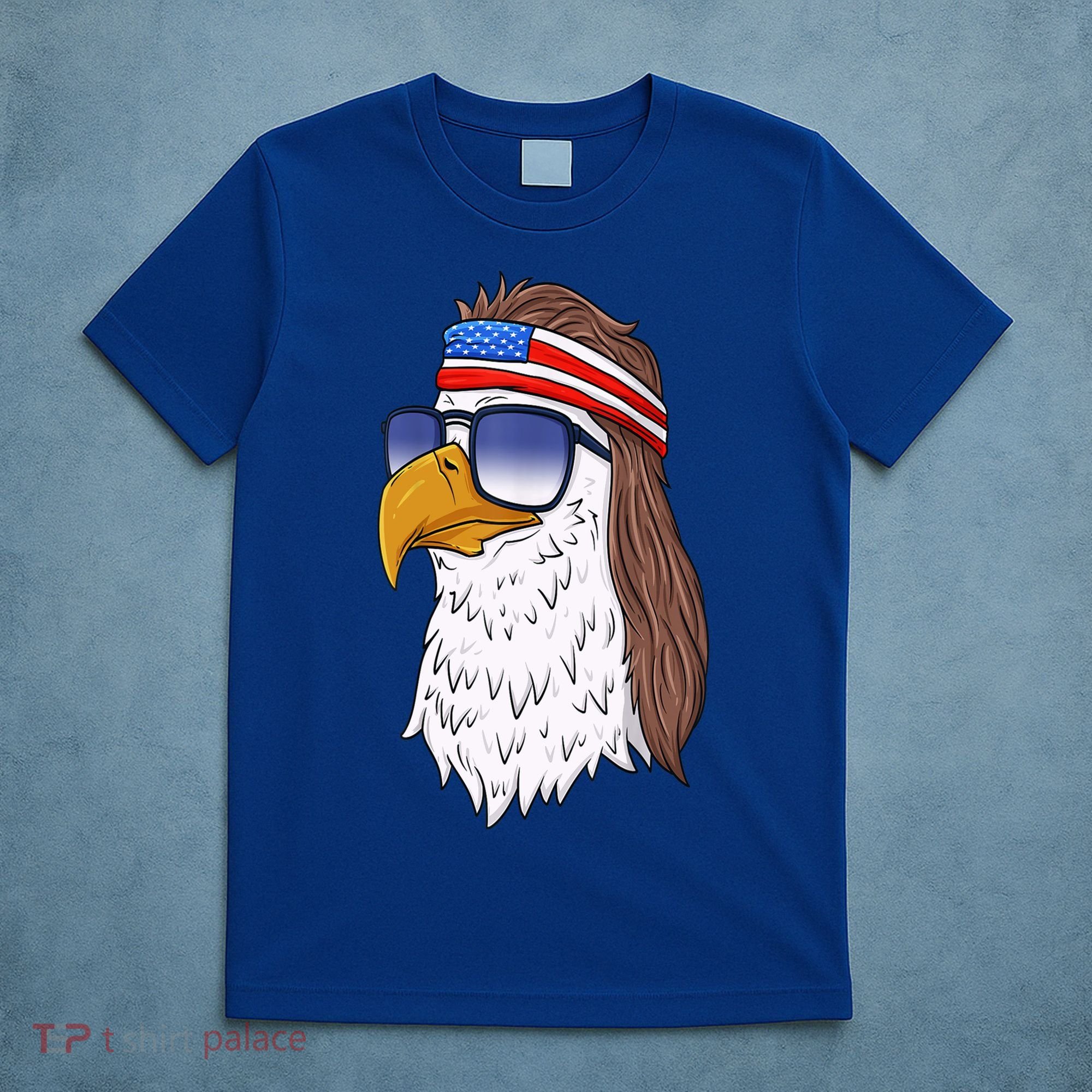 Funny Funny Gift American Bald Eagle Mullet 4th Of July Cute Gift T-Shirt