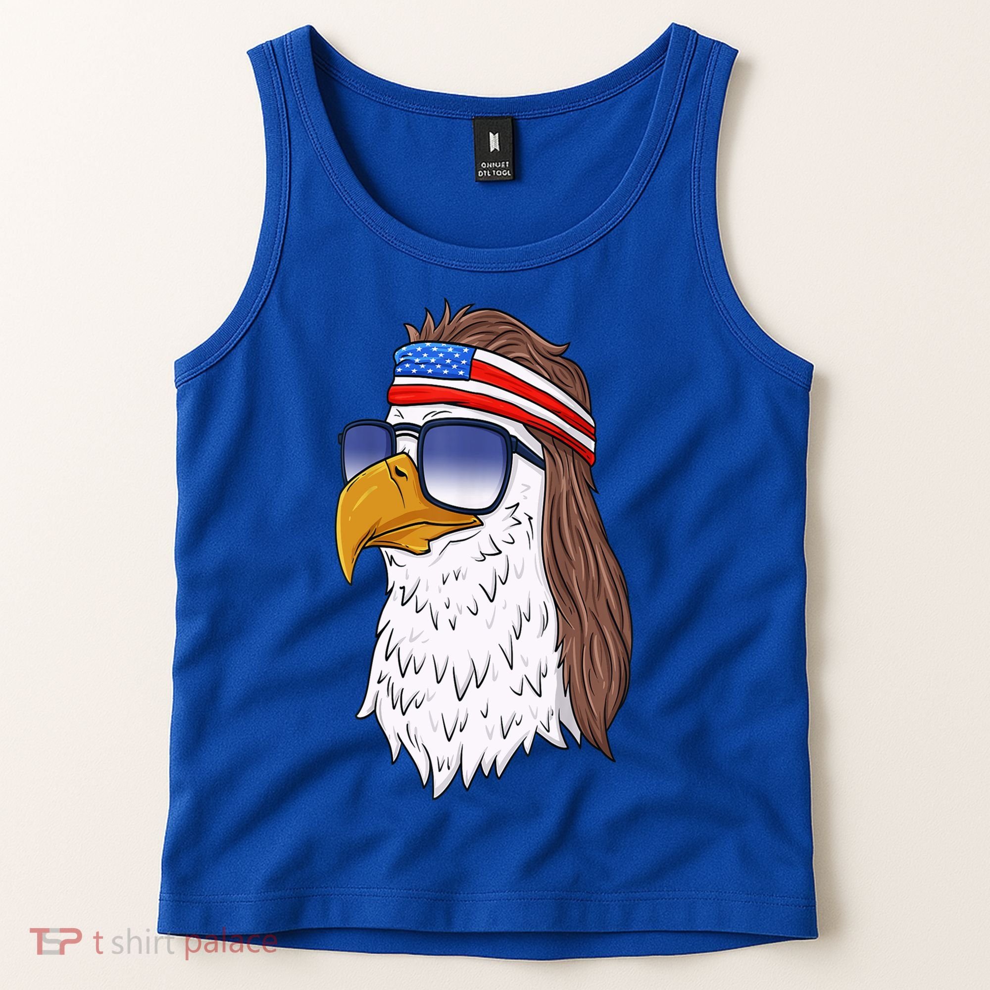 Funny Funny Gift American Bald Eagle Mullet 4th Of July Cute Gift Tank Top