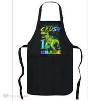 Funny First Grade TRex Tee I'm Ready to Crush 1st Grade Apron thumb 0