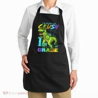 Funny First Grade TRex Tee I'm Ready to Crush 1st Grade Apron thumb 2