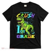 Funny First Grade TRex Tee I'm Ready to Crush 1st Grade T-Shirt thumb 0
