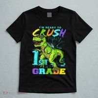 Funny First Grade TRex Tee I'm Ready to Crush 1st Grade T-Shirt thumb 5