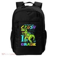 Funny First Grade TRex Tee I'm Ready to Crush 1st Grade Backpack thumb 0