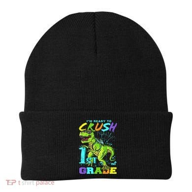Funny First Grade TRex Tee I'm Ready to Crush 1st Grade Beanie