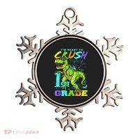 Funny First Grade TRex Tee I'm Ready to Crush 1st Grade Ornament thumb 0