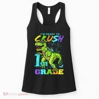 Funny First Grade TRex Tee I'm Ready to Crush 1st Grade Women's Tank Top thumb 0
