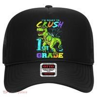 Funny First Grade TRex Tee I'm Ready to Crush 1st Grade Hat thumb 0