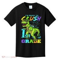 Funny First Grade TRex Tee I'm Ready to Crush 1st Grade Kids T-Shirt thumb 0