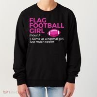 Flag Football Girl Definition Women's Sweatshirt thumb 0
