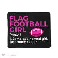Flag Football Girl Definition Mousepad thumb 0