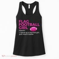 Flag Football Girl Definition Women's Tank Top thumb 0