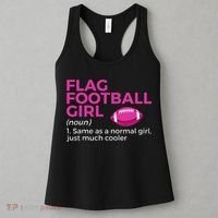 Flag Football Girl Definition Women's Tank Top thumb 3