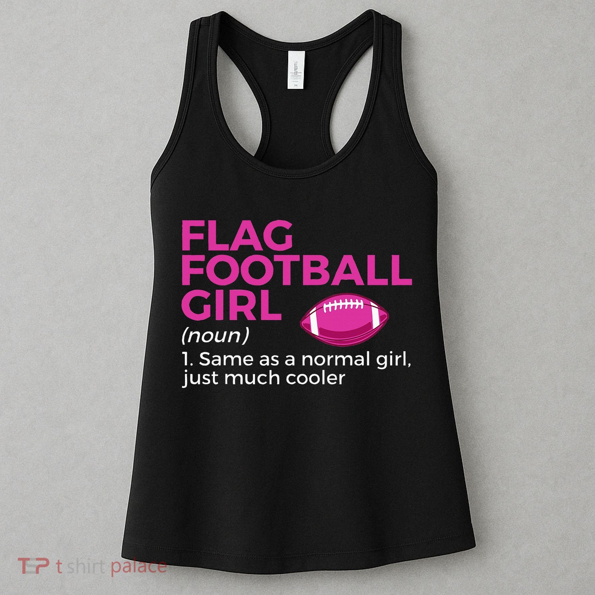 Flag Football Girl Definition Women's Tank Top