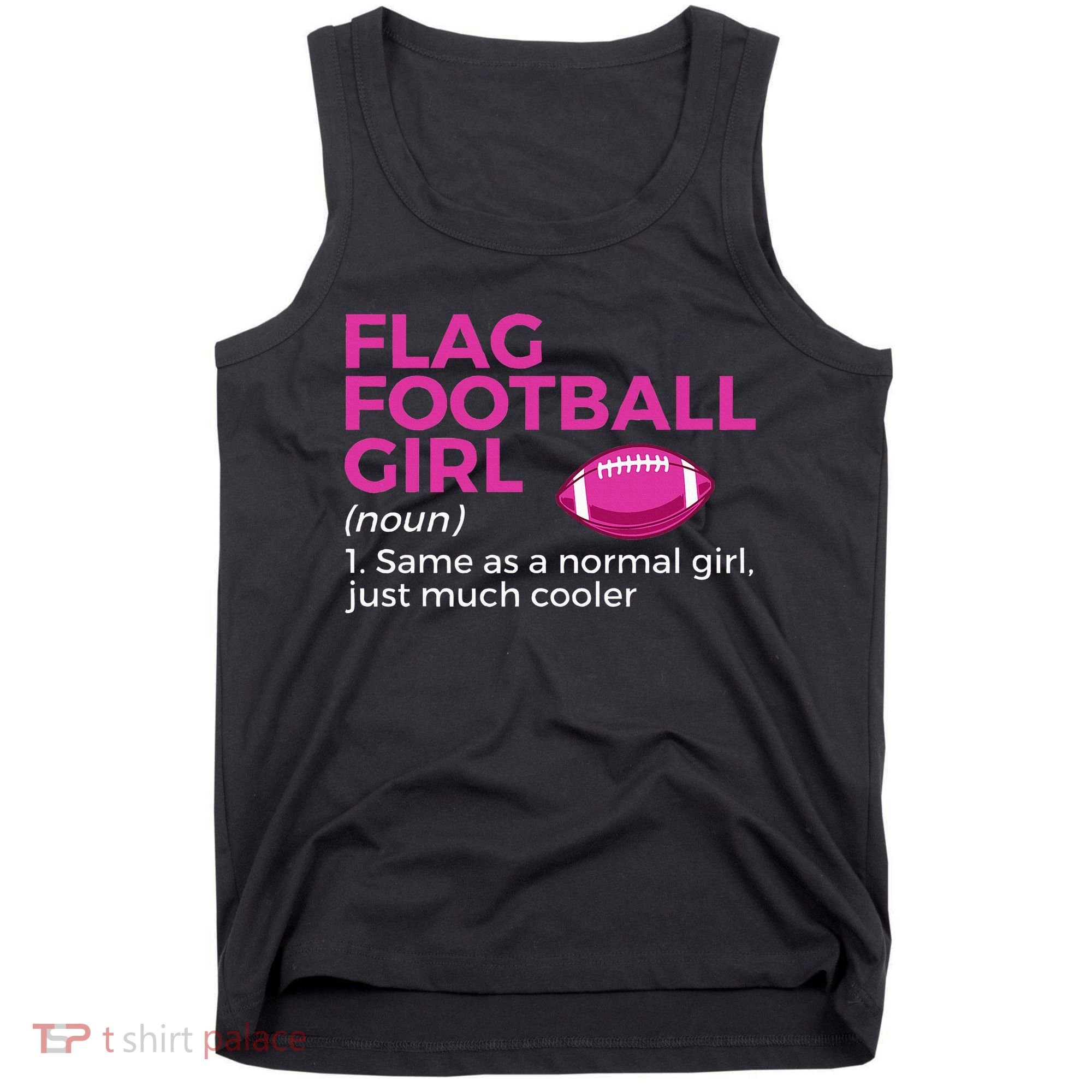 Flag Football Girl Definition Tank Top