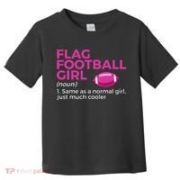 Flag Football Girl Definition Toddler T-Shirt thumb 0