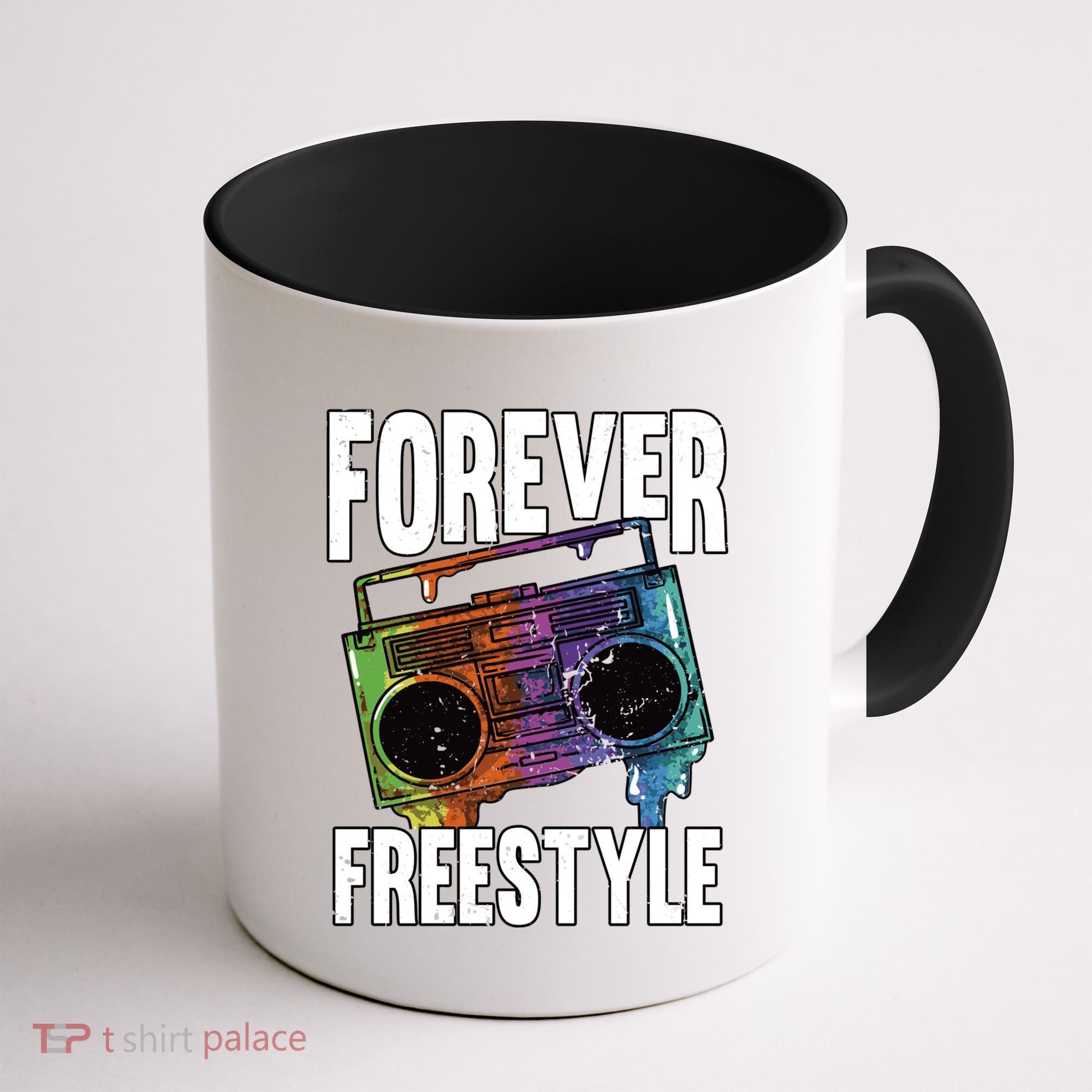 Forever Freestyle Hip Hop Old School Boombox Meaningful Gift Coffee Mug