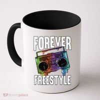 Forever Freestyle Hip Hop Old School Boombox Meaningful Gift Coffee Mug thumb 0
