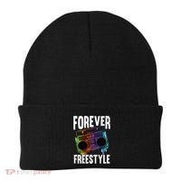 Forever Freestyle Hip Hop Old School Boombox Meaningful Gift Beanie thumb 0