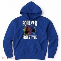 Forever Freestyle Hip Hop Old School Boombox Meaningful Gift Hoodie thumb 0