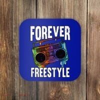 Forever Freestyle Hip Hop Old School Boombox Meaningful Gift Coaster thumb 0
