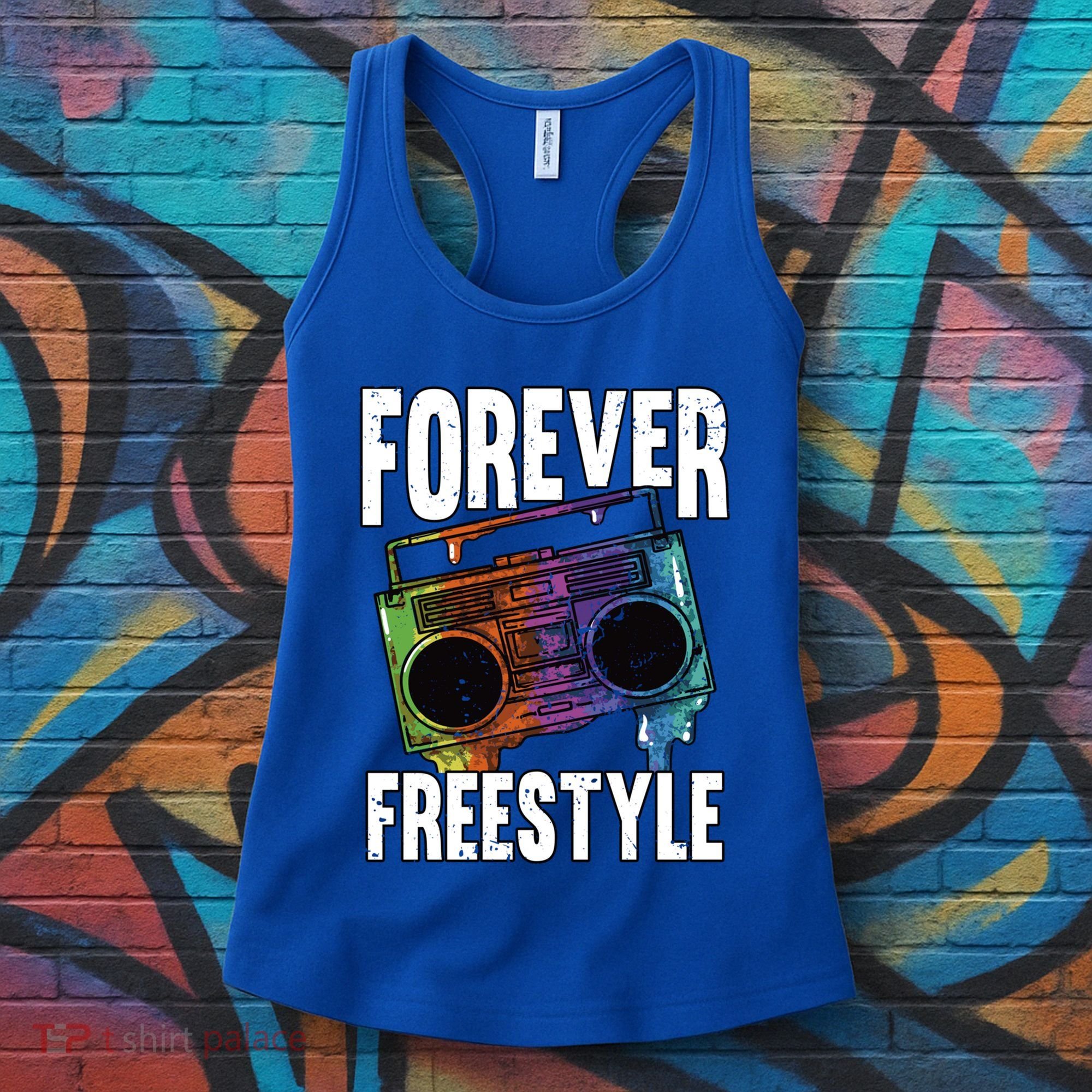 Forever Freestyle Hip Hop Old School Boombox Meaningful Gift Women's Tank Top