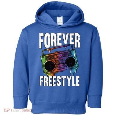 Forever Freestyle Hip Hop Old School Boombox Meaningful Gift Toddler Hoodie