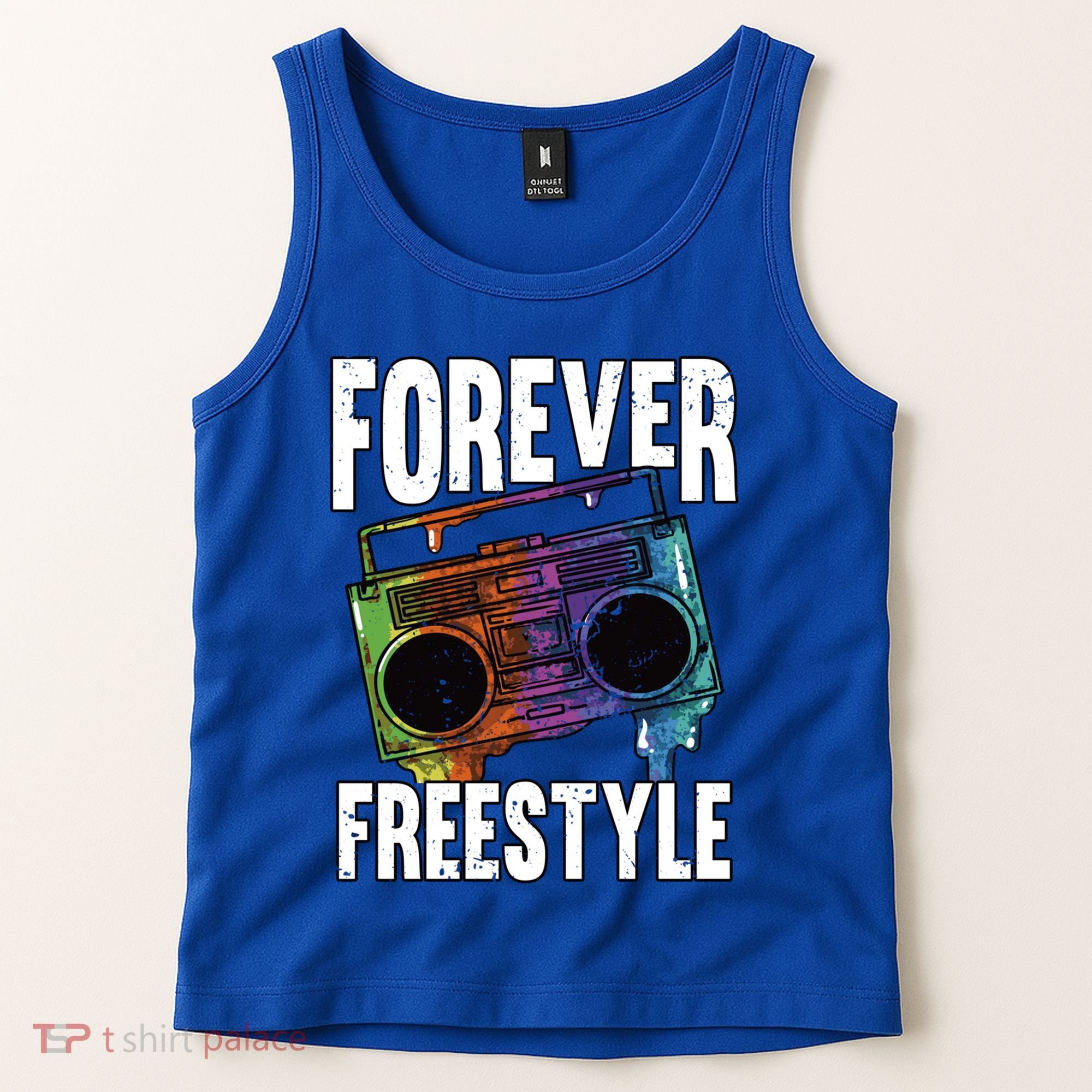 Forever Freestyle Hip Hop Old School Boombox Meaningful Gift Tank Top