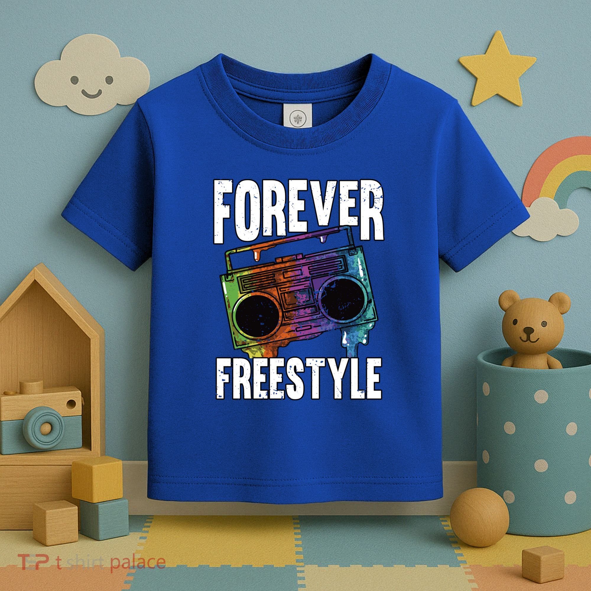 Forever Freestyle Hip Hop Old School Boombox Meaningful Gift Toddler T-Shirt