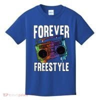 Forever Freestyle Hip Hop Old School Boombox Meaningful Gift Kids T-Shirt thumb 0