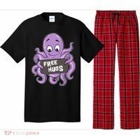 Funny Free Hugs Octopus Cuttlefish Hug Embrace Hugging Funny Gift Pajama Set thumb 0